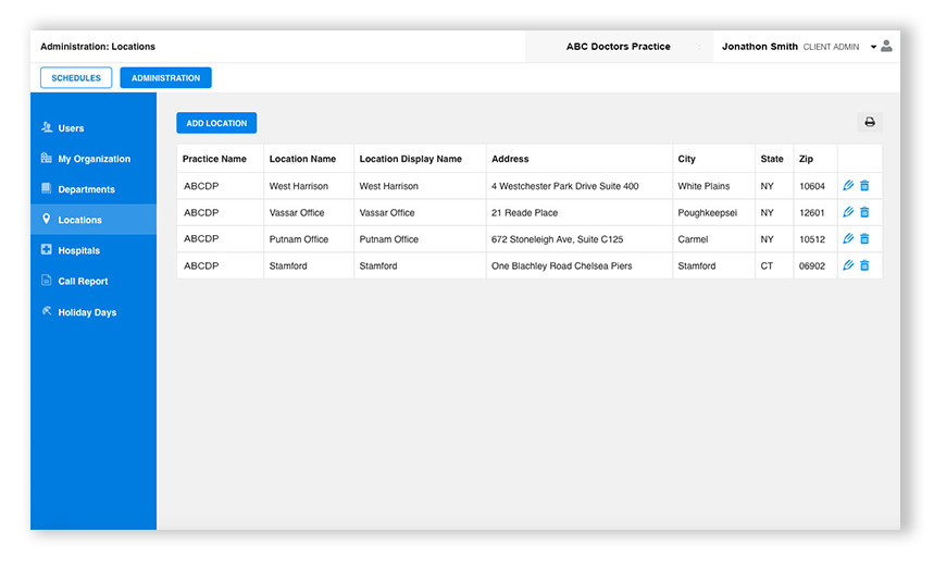 physician scheduling software, provider scheduling software, on call scheduling software